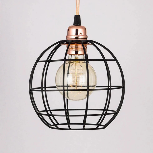 Black Iron Edison Lamp Shade