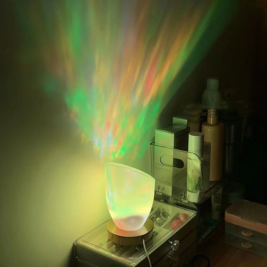 Water Ripple Flame Atmosphere Table Lamp